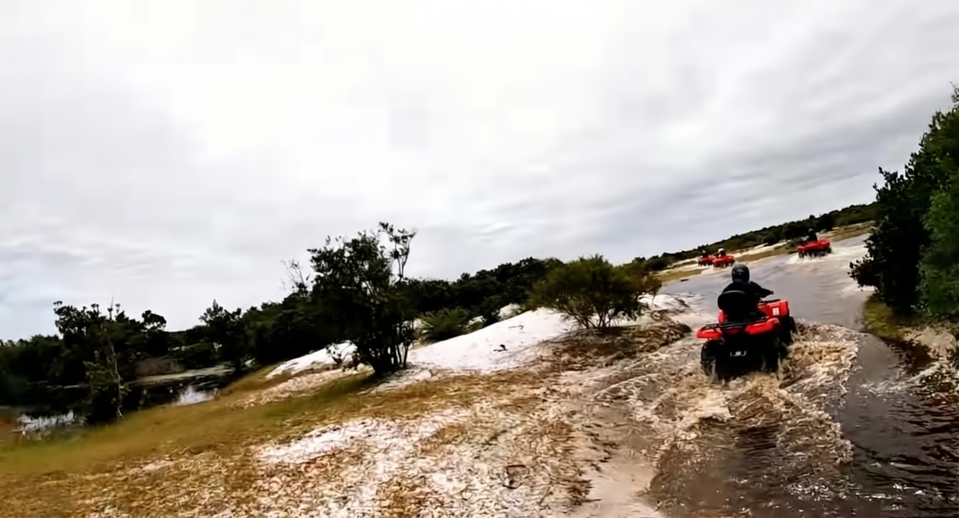 Passage dans l'eau